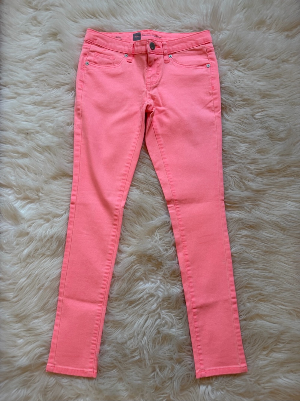 Women's Skinny Jeans in bright Pink - Stretch Slim Fit